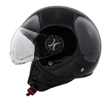HELMET VITO JET LORETO SHINY BLACK 02038 1205 Moto Helmets VITO LORETO black 2