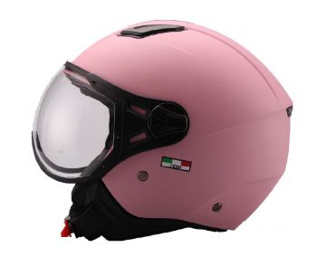 HELMET VITO JET MODA MATTE PINK 02046 1225 Moto Helmets VITO moda matt pink 2