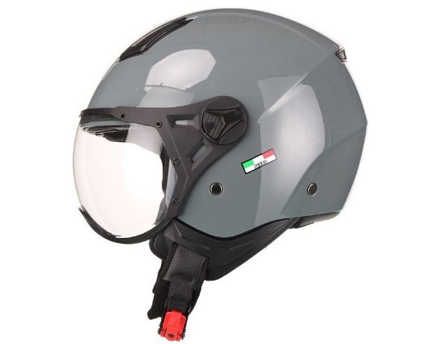 HELMET VITO JET MODA NARDO GREY 02047 Moto Helmets VITO moda grey 3 shiny